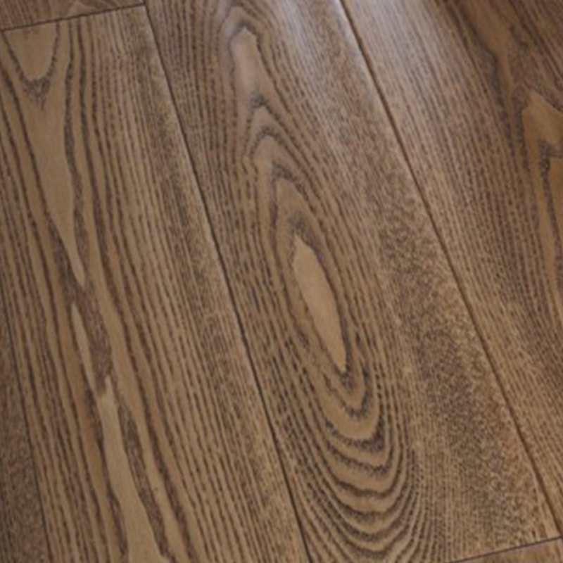 সাদা ছাই গাঢ় বাদামী UV Lacquered সলিড কাঠের মেঝে